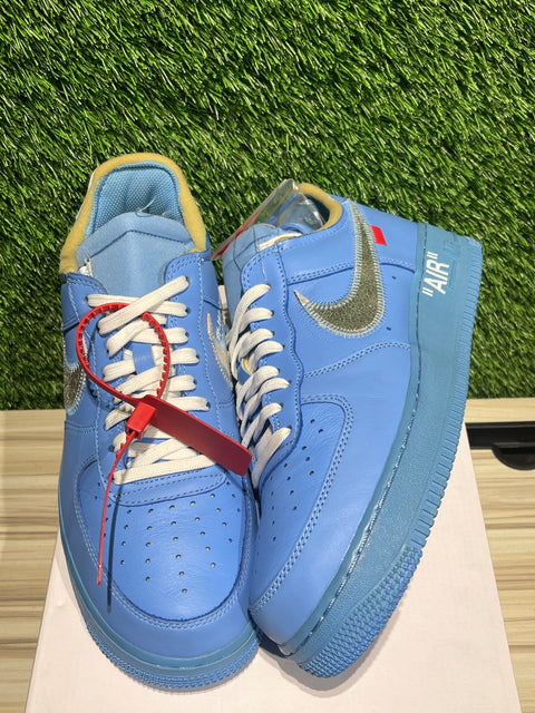 Nike Air Force 1 Low Off-White MCA University Blue Sz 9