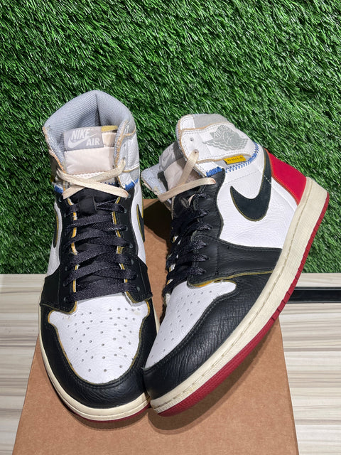 Jordan 1 Retro High Union Los Angeles Black Toe Sz 10.5M