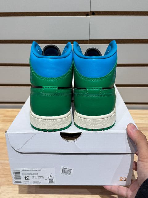 Jordan 1 Mid Lucky Green Aquatone (Women's) Sz 10.5