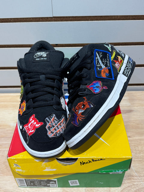 Nike SB Dunk Low Pro QS Neckface Sz 10