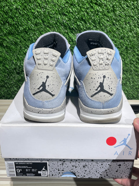 Jordan 4 Retro University Blue Sz 9.5M