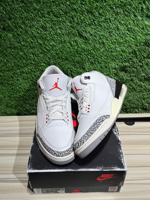 Jordan 3 Retro White Cement Reimagined Sz 12M