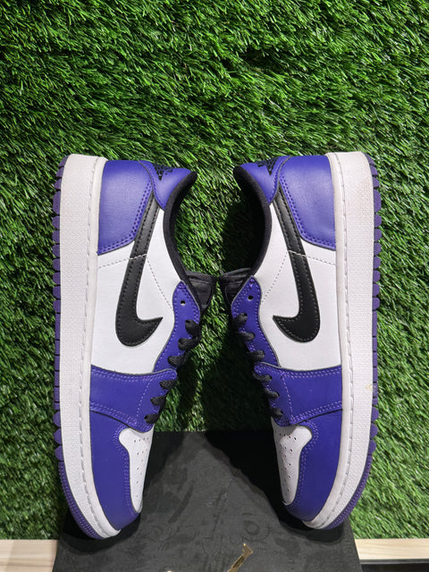Jordan 1 Retro Low Golf Court Purple Sz 8.5