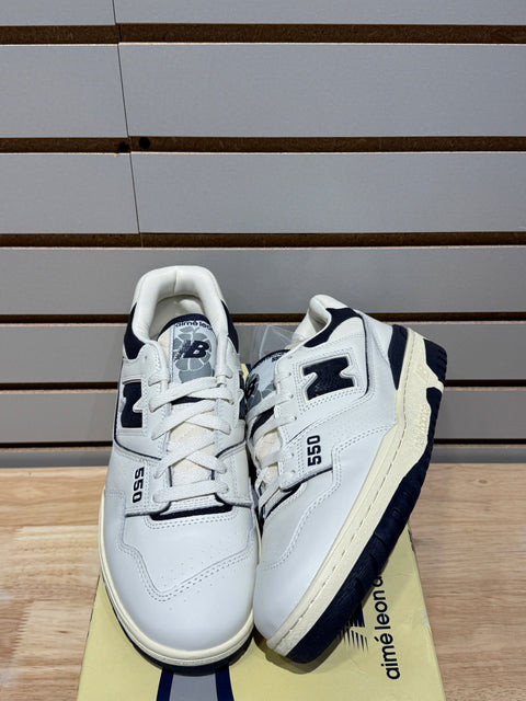 New Balance 550 Aime Leon Dore White Navy Sz 9.5