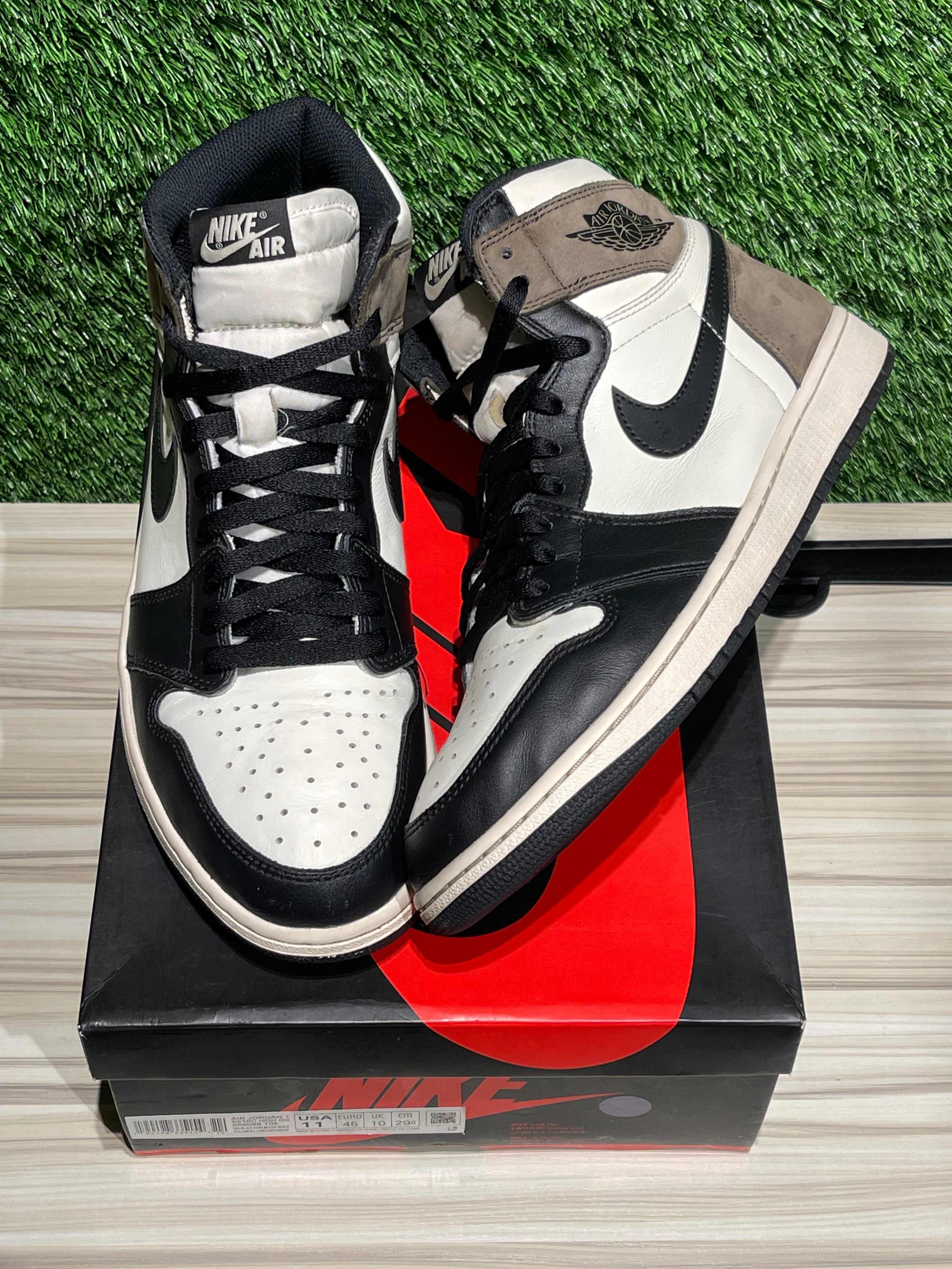 Mid Jordan Dark Mocha High White Jordan High Sail Dark Mocha Air
