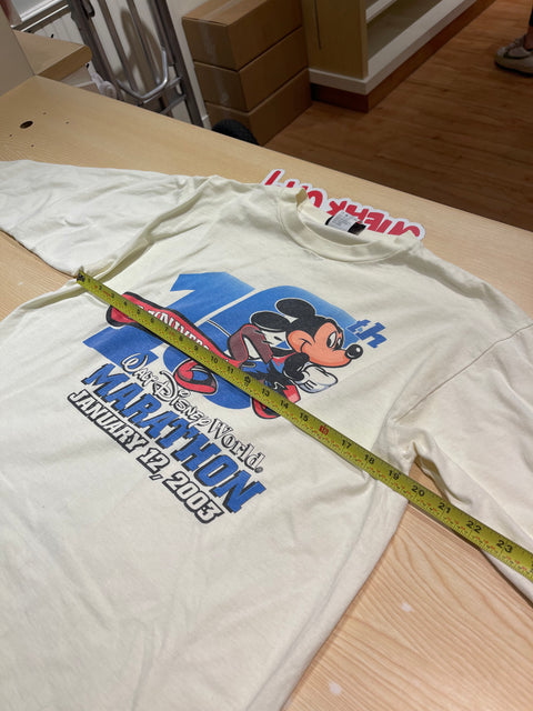 Vintage 2003 10th Anniversary Disney Marathon LS Sz L