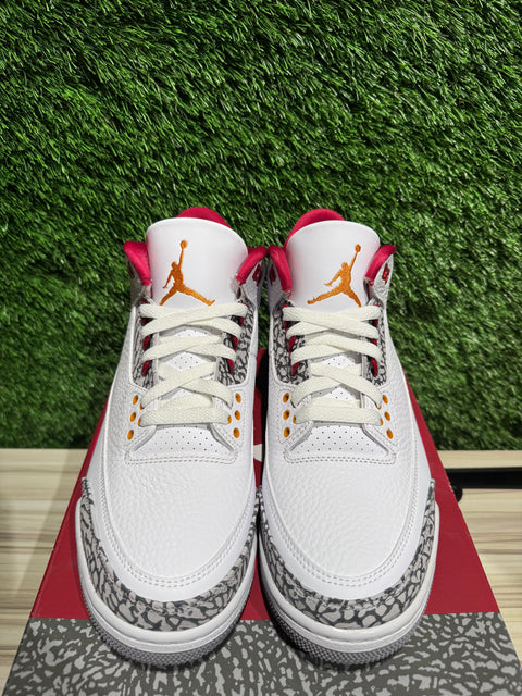 Jordan 3 Retro Cardinal Red Sz 8