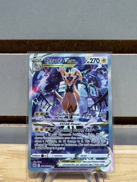 Pokémon Zeraora VSTAR - SWSH: Crown Zenith: Galarian Gallery (CRZ:GG)