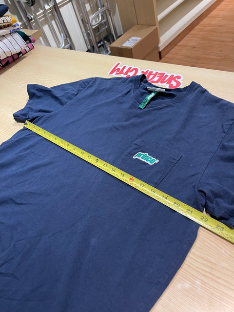 Vintage Prince Navy Pocket Patch Tee Sz L