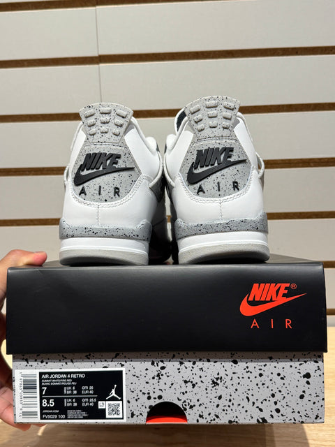 Jordan 4 Retro White Cement (2025) Sz 7