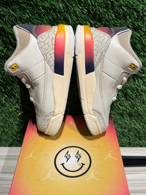 Jordan 3 Retro SP J Balvin Medellín Sunset (TD) Sz 8C