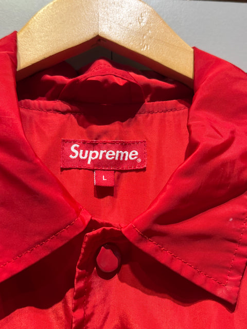 Supreme International Coaches Jacket Red Sz L