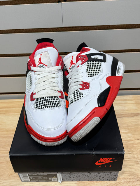 Jordan 4 Retro Fire Red (2020) (GS) Sz 7Y