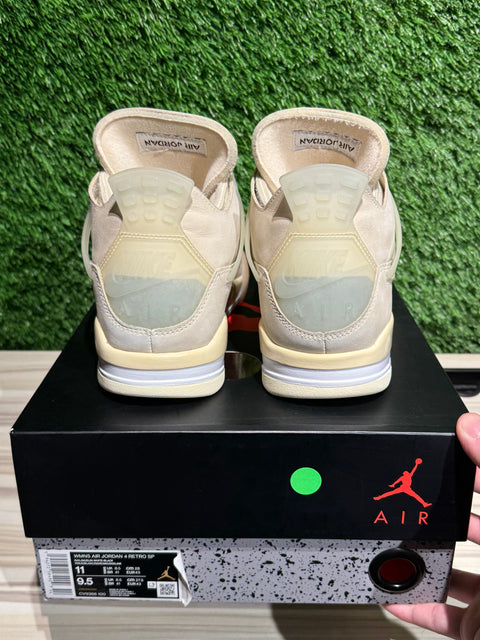 Jordan 4 Retro Off-White Sail (Women's) Sz 9.5M/11W