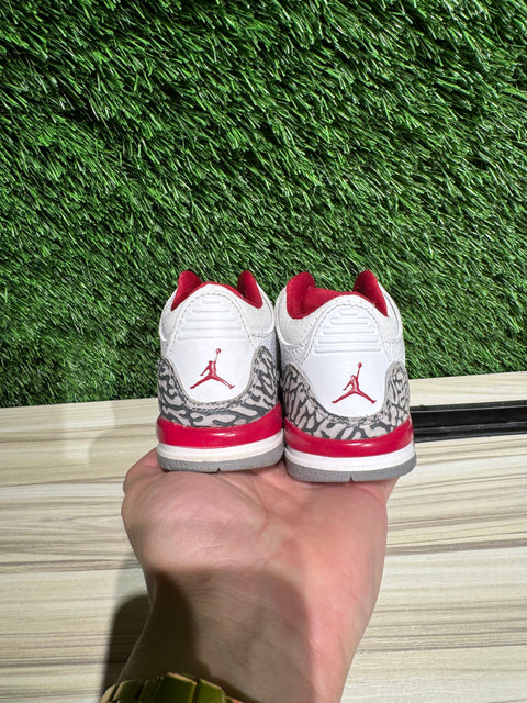 Jordan 3 Retro Cardinal (TD) Sz 9c