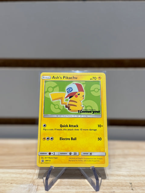 Ash's Pikachu - Pokemon SM112 - SM Promos (SMP)