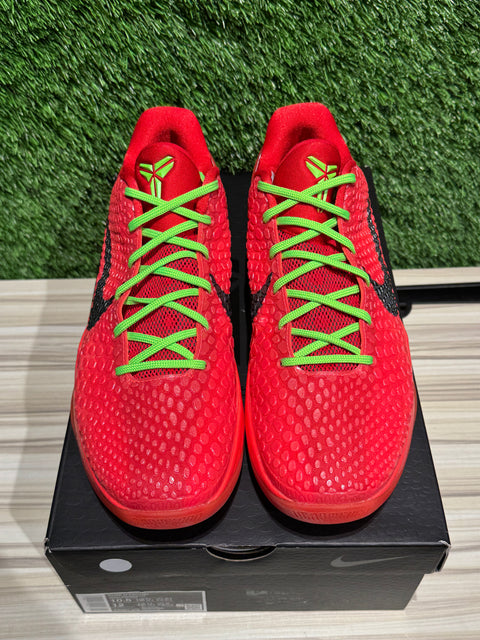 Nike Kobe 6 Protro Reverse Grinch Sz 10.5