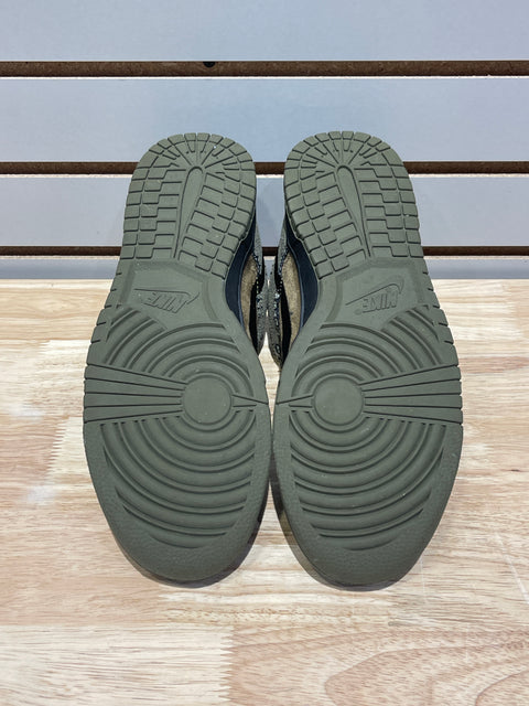 Nike Dunk Low Retro Camo Olive Sz 10