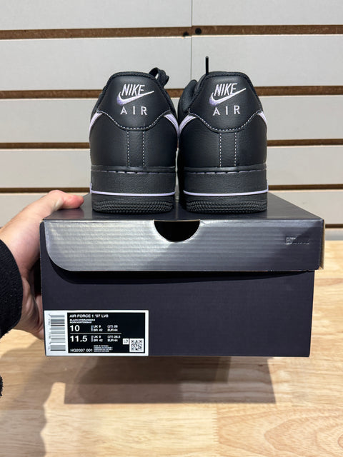 Nike Air Force 1 Low '07 LV8 Hydrangeas Black Sz 10