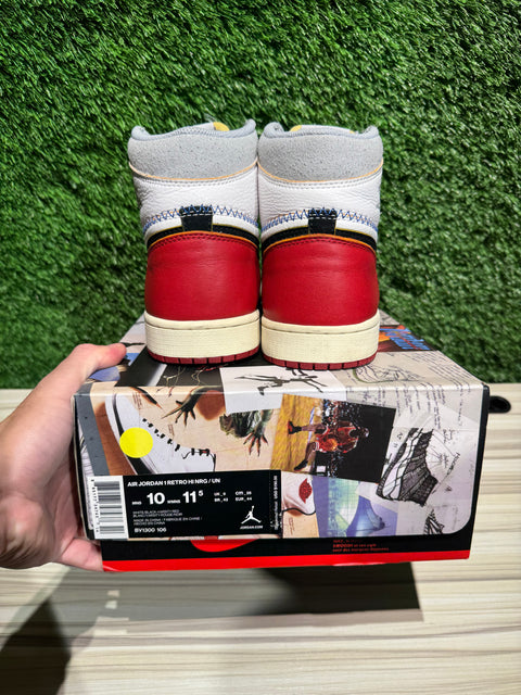 Jordan 1 Retro High Union Los Angeles Black Toe Sz 10M