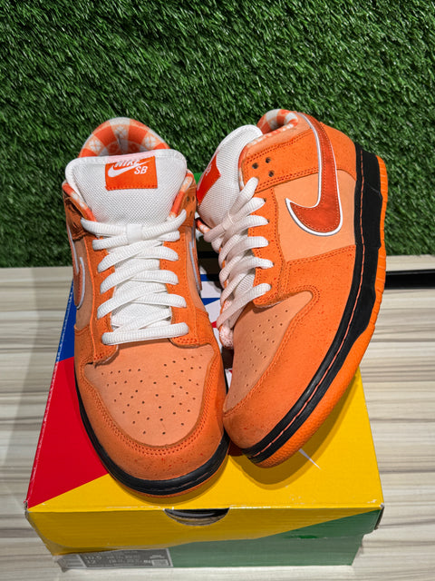 Nike SB Dunk Low Concepts Orange Lobster Sz 10.5
