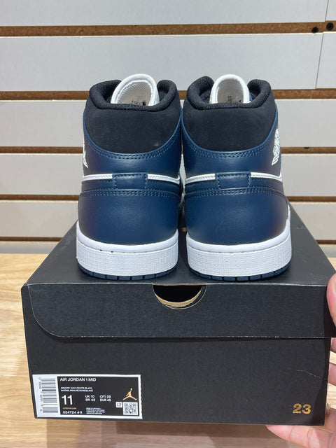 Jordan 1 Mid Armory Navy Sz 11
