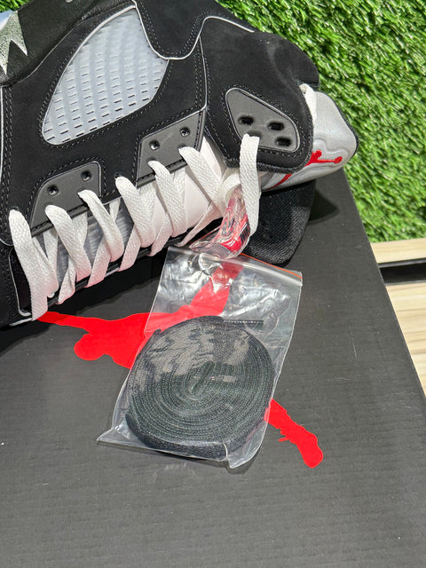 Jordan 5 Retro OG Black Metallic Reimagined Sz 12