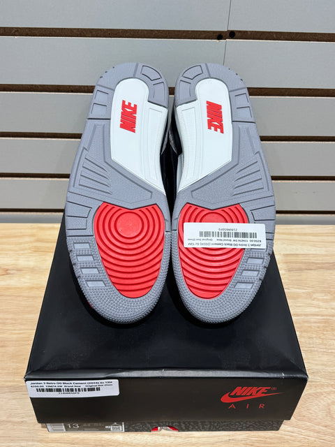 Jordan 3 Retro OG Black Cement (2024) Sz 13M