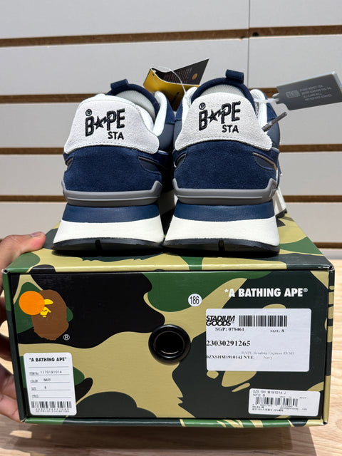 A Bathing Ape Roadsta Express Navy Sz 8