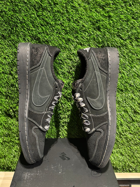 Jordan 1 Retro Low OG SP Travis Scott Black Phantom Sz 9M