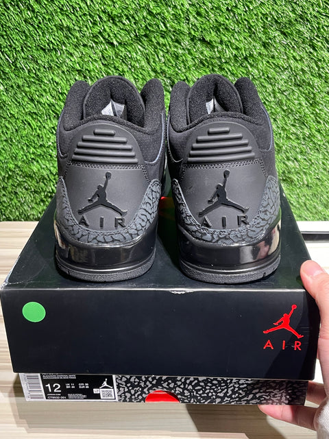 Jordan 3 Retro Black Cat (2025) 12M