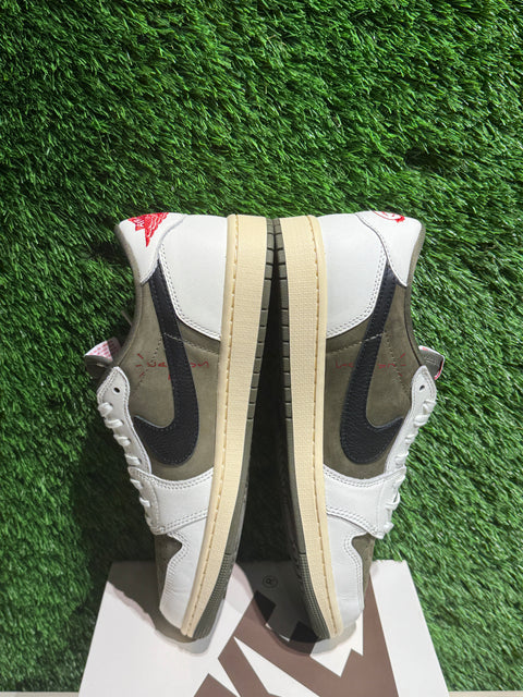 Jordan 1 Retro Low OG SP Travis Scott Medium Olive Sz 10.5