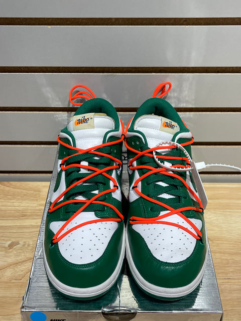 Nike Dunk Low Off-White Pine Green Sz 10.5