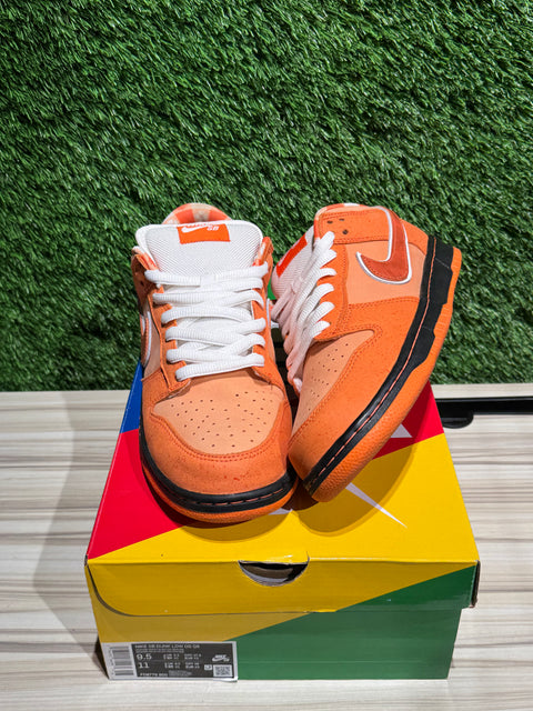 Nike SB Dunk Low Concepts Orange Lobster Sz 9.5