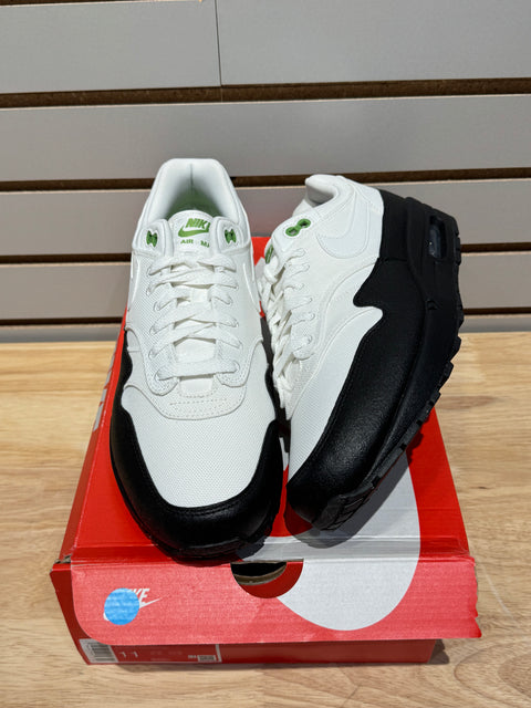Nike Air Max 1 White Black Chlorophyll Sz 11