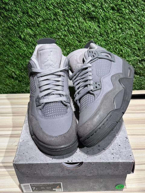 Jordan 4 Retro SE Paris Olympics Wet Cement (GS) Sz 7Y