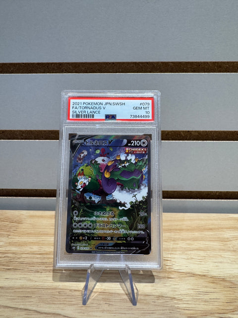 2021 POKEMON JPN.SWSH FA/TORNADUS V SILVER LANCE PSA 10