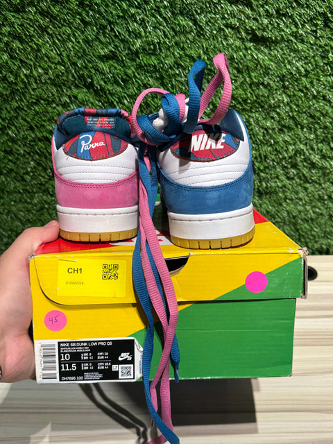 Nike SB Dunk Low Pro QS Parra (Friends & Family) (2021) Sz 10