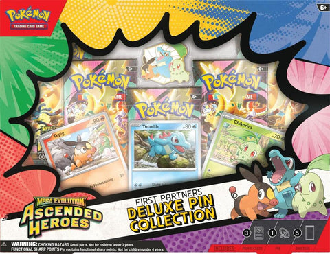 Ascended Heroes First Partners Deluxe Pin Collection - Pokemon ME: Ascended Heroes (ASC)