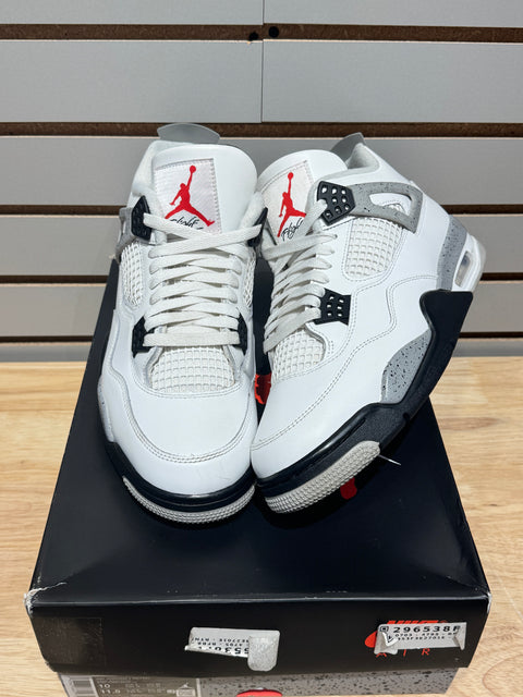 Jordan 4 Retro White Cement (2025) Sz 10