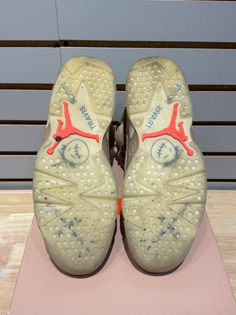 Jordan 6 Retro Travis Scott British Khaki Sz 10.5