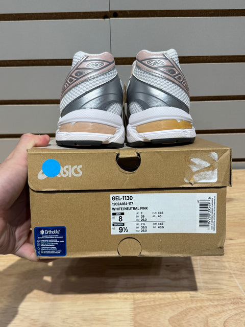 ASICS Gel-1130 White Neutral Pink (Women's) Sz 8M