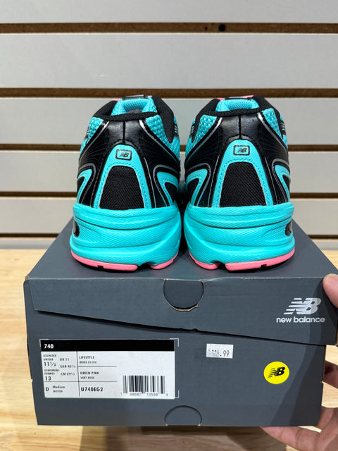 New Balance 740v2 Cyber Jade Sz 11.5