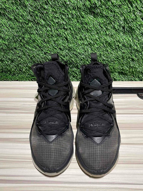 Nike LeBron 19 Black Anthracite Green Glow Sz 6.5M