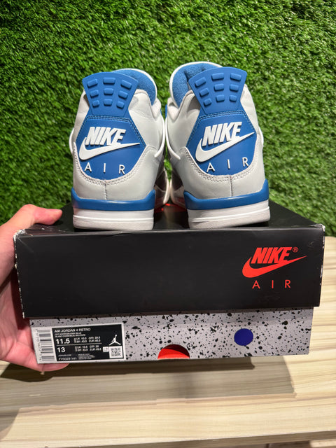 Jordan 4 Retro Military Blue (2024) Sz 11.5M,.,