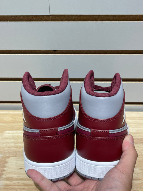 Jordan 1 Mid Cherrywood Red Sz 10.5