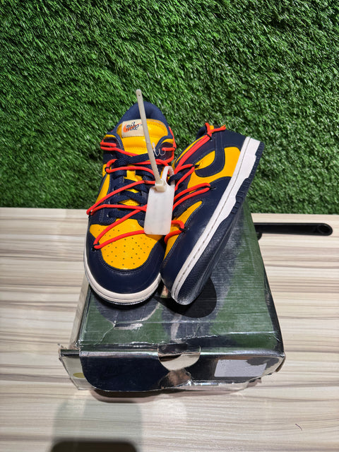 Nike Dunk Low Off-White University Gold Sz 8M