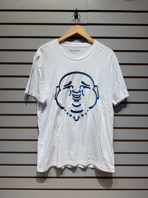 True Religion Embroidered Big Buddha Tee Sz L
