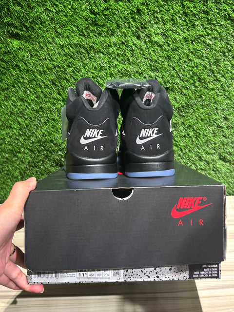 Jordan 5 Retro OG Black Metallic Reimagined Sz 11.5M