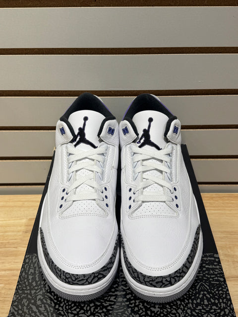 Jordan 3 Retro Dark Iris Sz 14